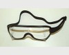 Sprungbrille mit Lederrand Brillentr�ger