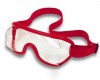 Sprungbrille mit Lederrand
